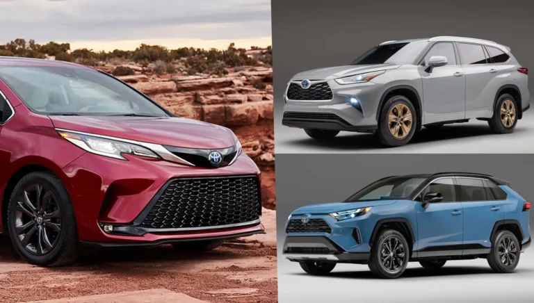 Автомобили Toyota моделей RAV4, Corolla Cross и Highlander, пригнанные из Китая