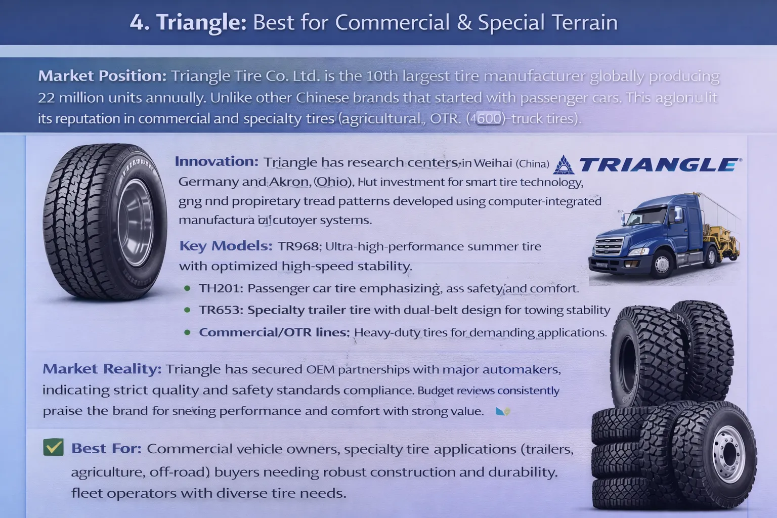 Chinese Tires: Quality, Brands, Prices & Safety