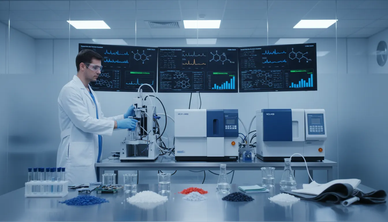 chemical testing laboratory analysis for product compliance and safety testing